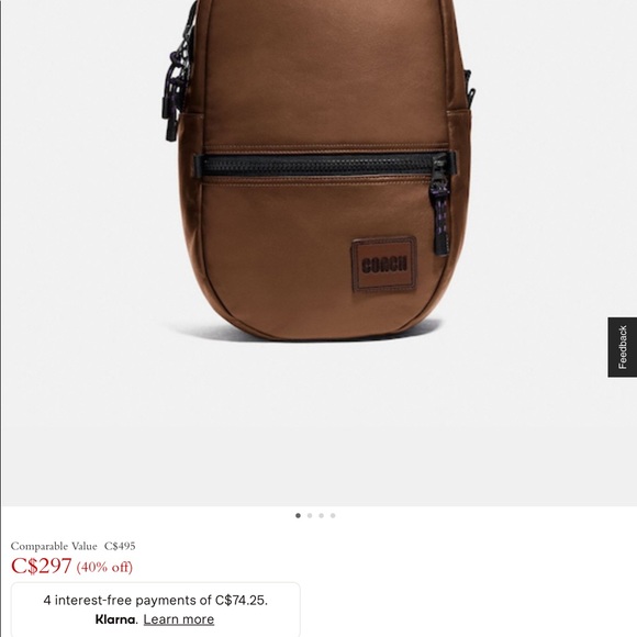 Coach Pacer backpack - Picture 9 of 10